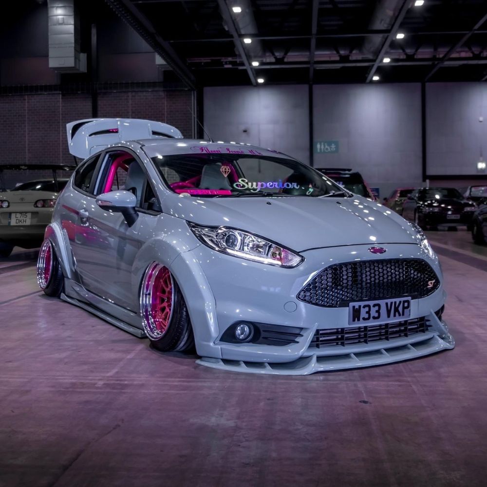 Dikke Ford Fiesta ST200 (2017) uit Schotland aanwezig